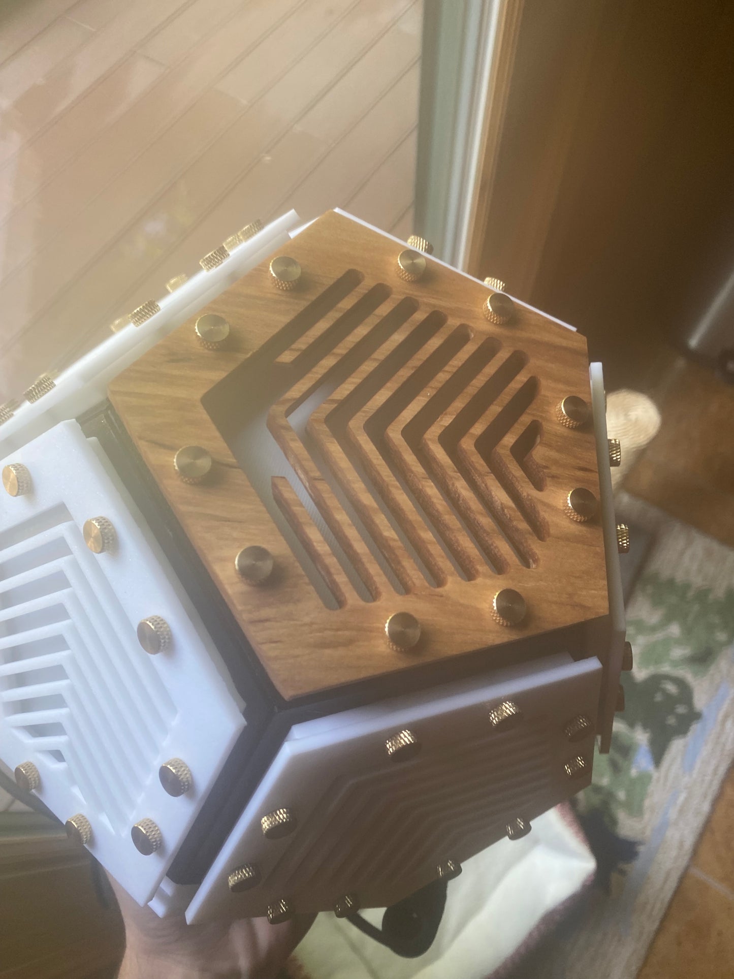 (Copy) Dodeca Lamp - maple/birch - Lines