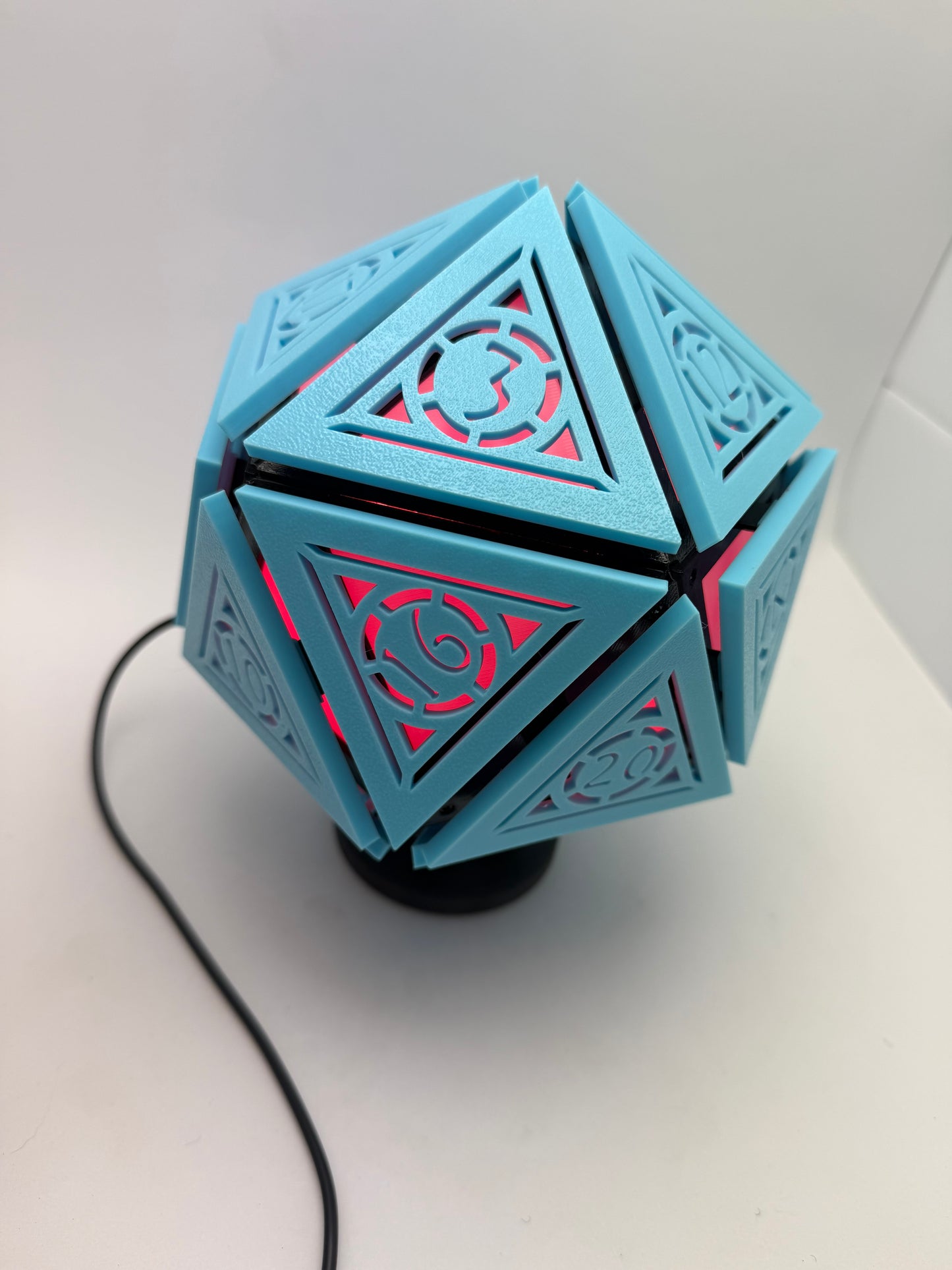 D20 mini lamp ( Red Light )