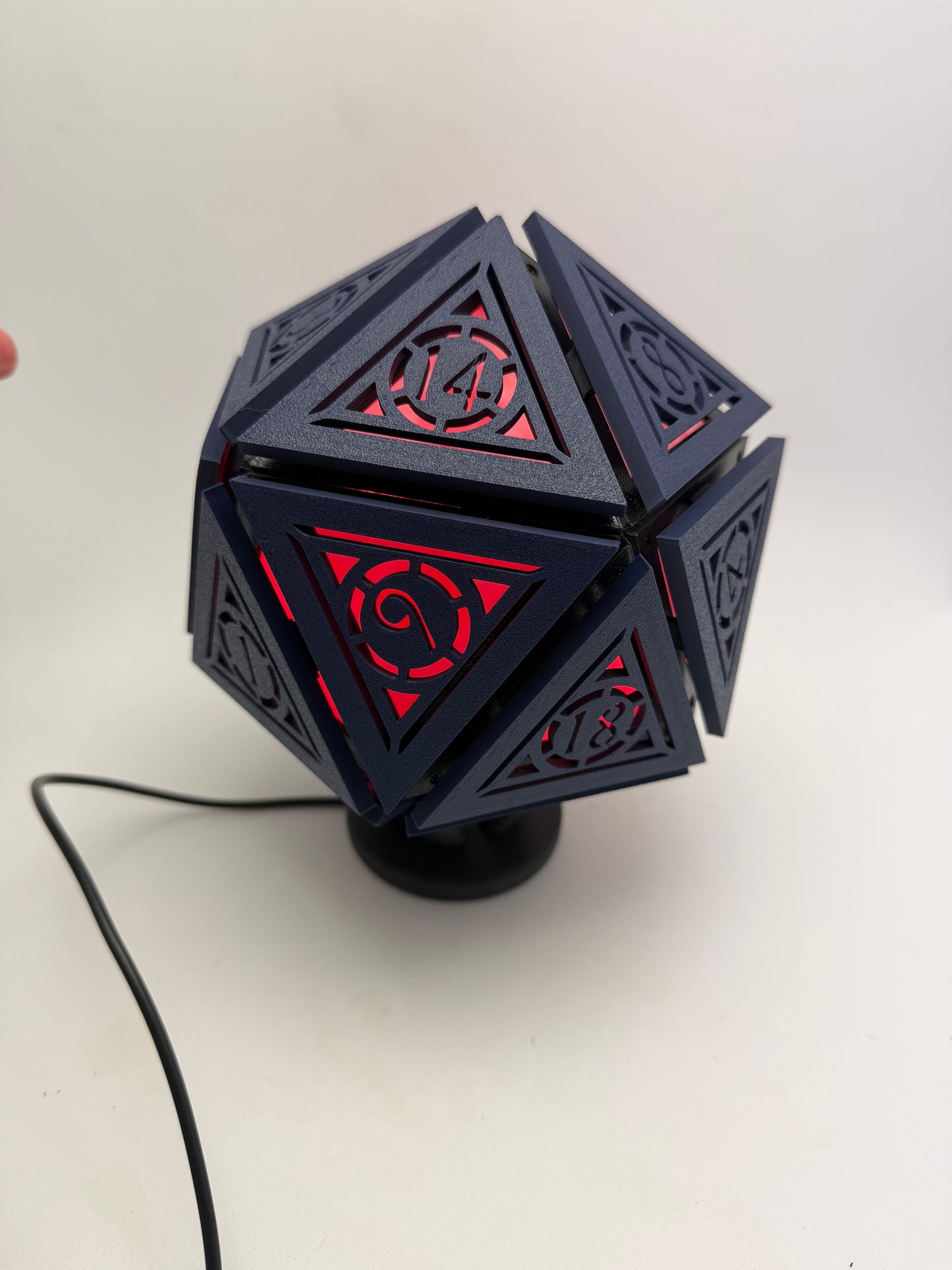 D20 mini lamp ( Red Light )
