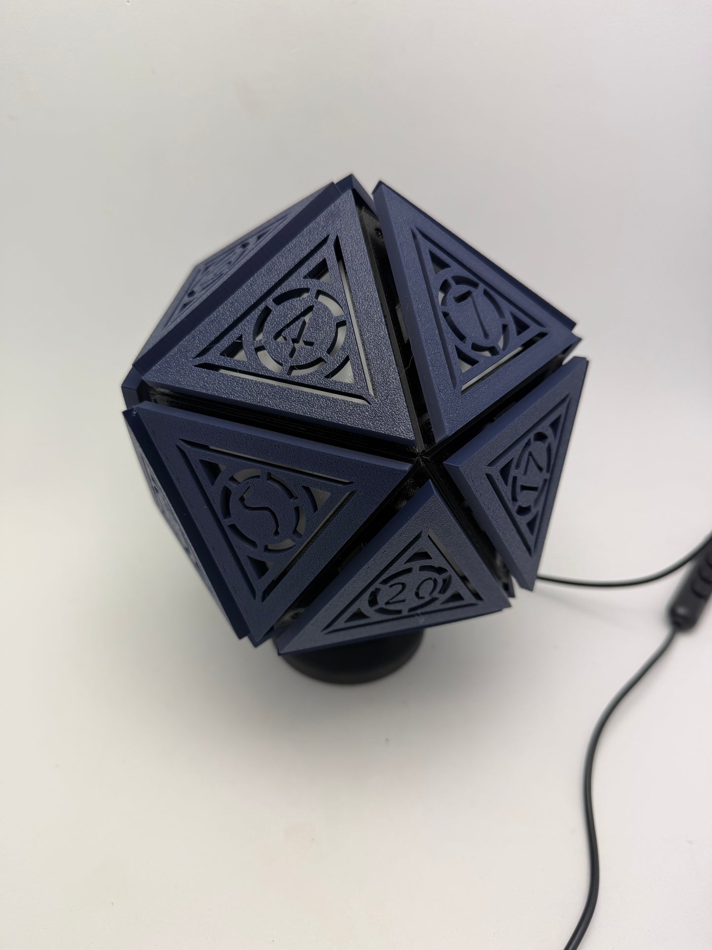 D20 mini lamp ( Orange Light )