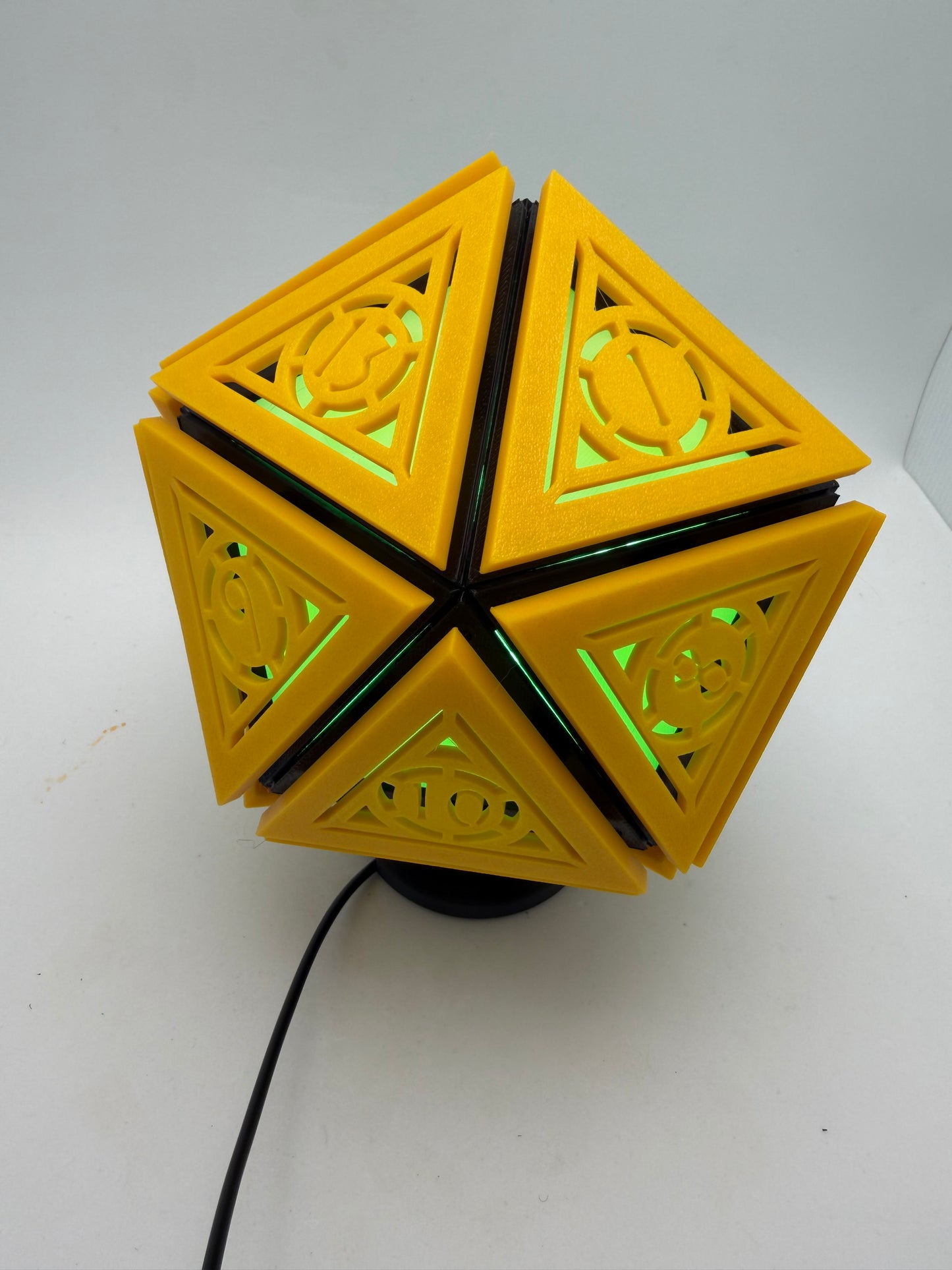 D20 mini lamp ( Green Light )