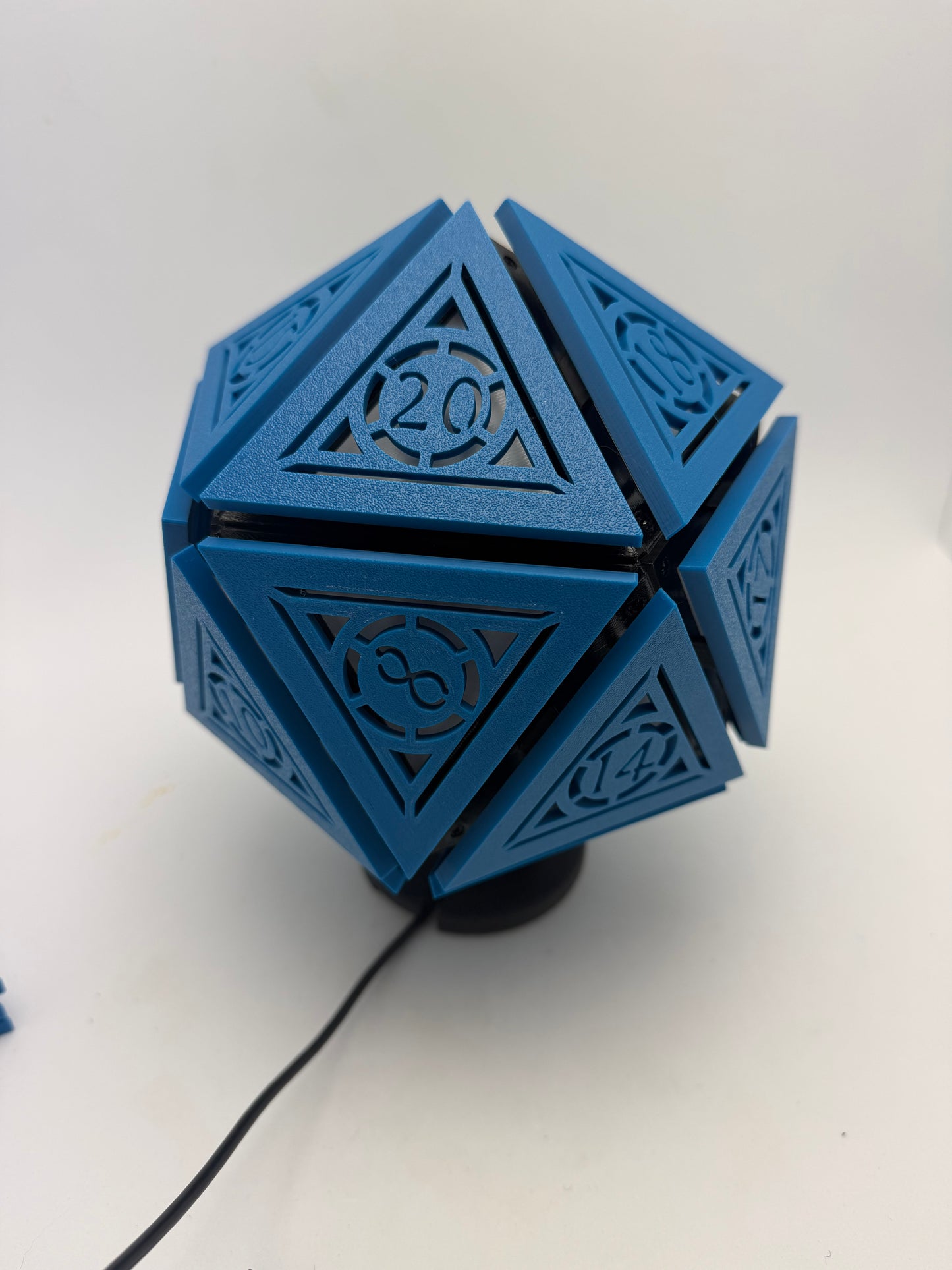 D20 mini lamp ( Orange Light )