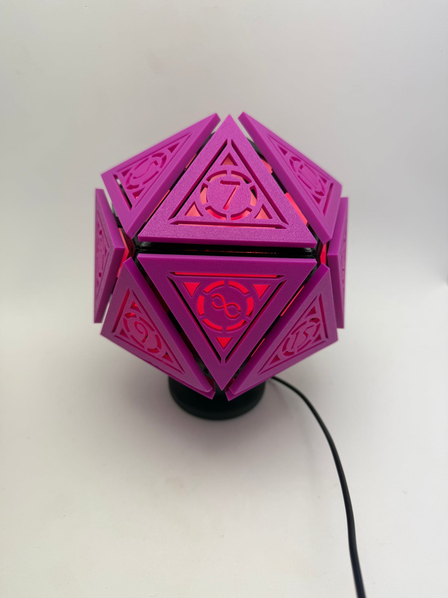 D20 mini lamp ( Red Light )