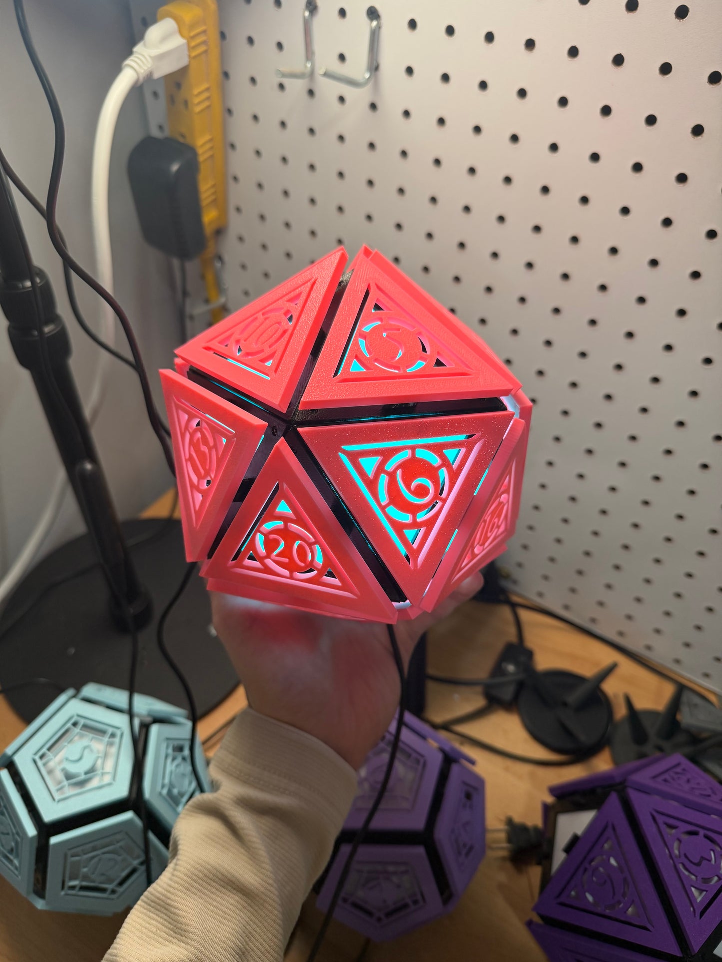 D20 mini lamp ( Blue Light  )
