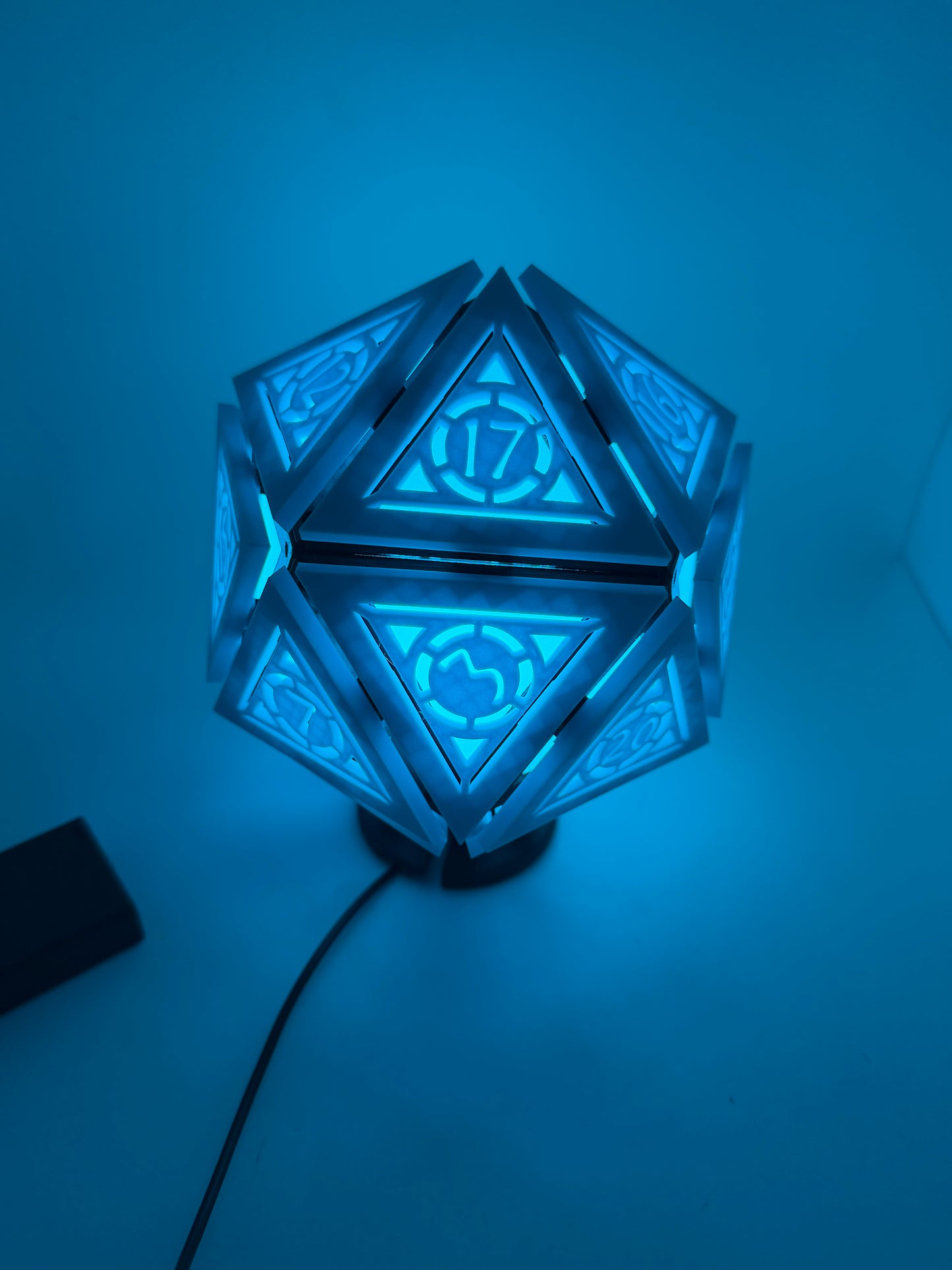 D20 mini lamp ( Blue Light  )