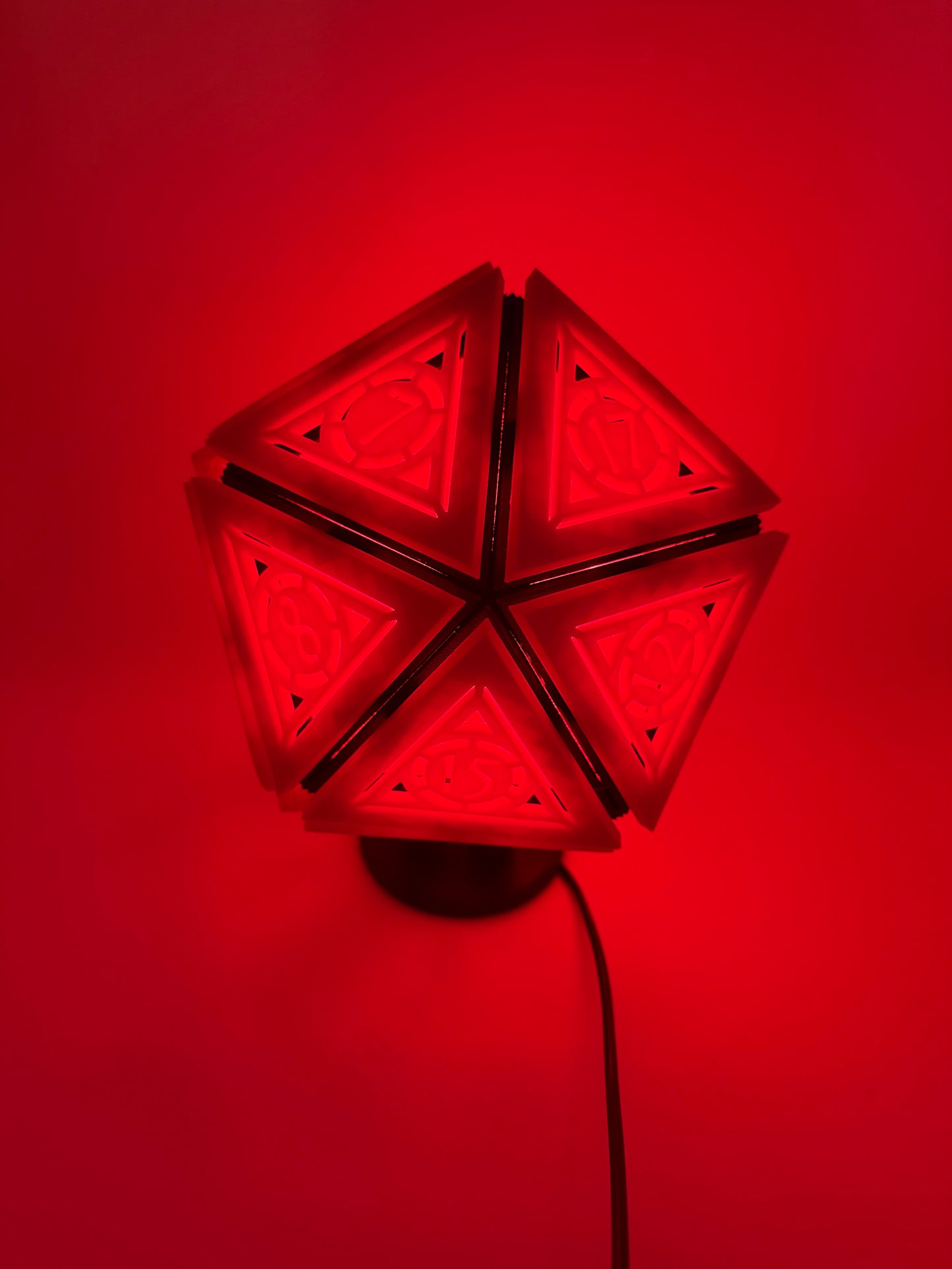 D20 mini lamp ( Red Light )