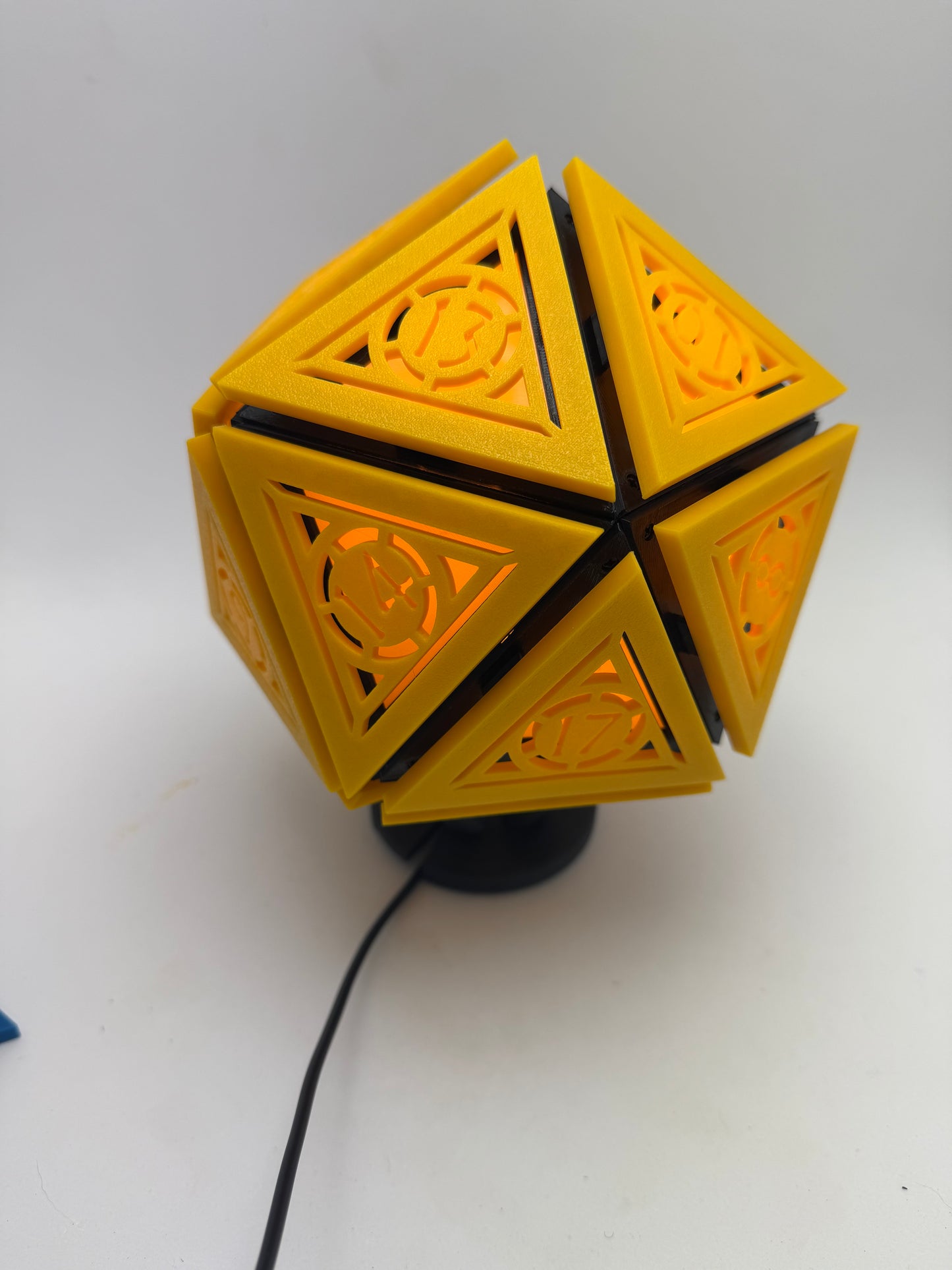 D20 mini lamp ( Orange Light )