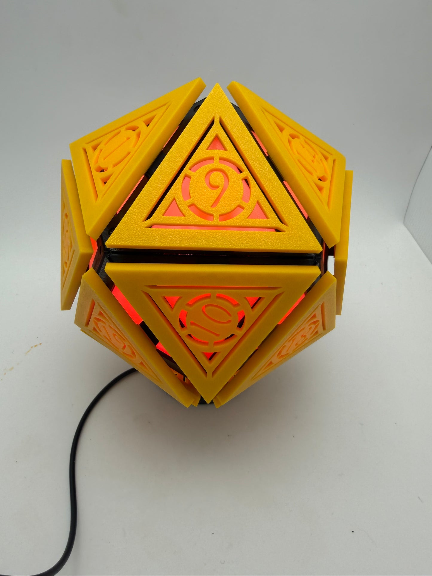 D20 mini lamp ( Red Light )