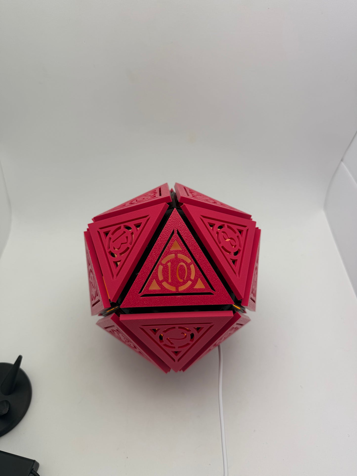 D20 mini lamp ( Orange Light )