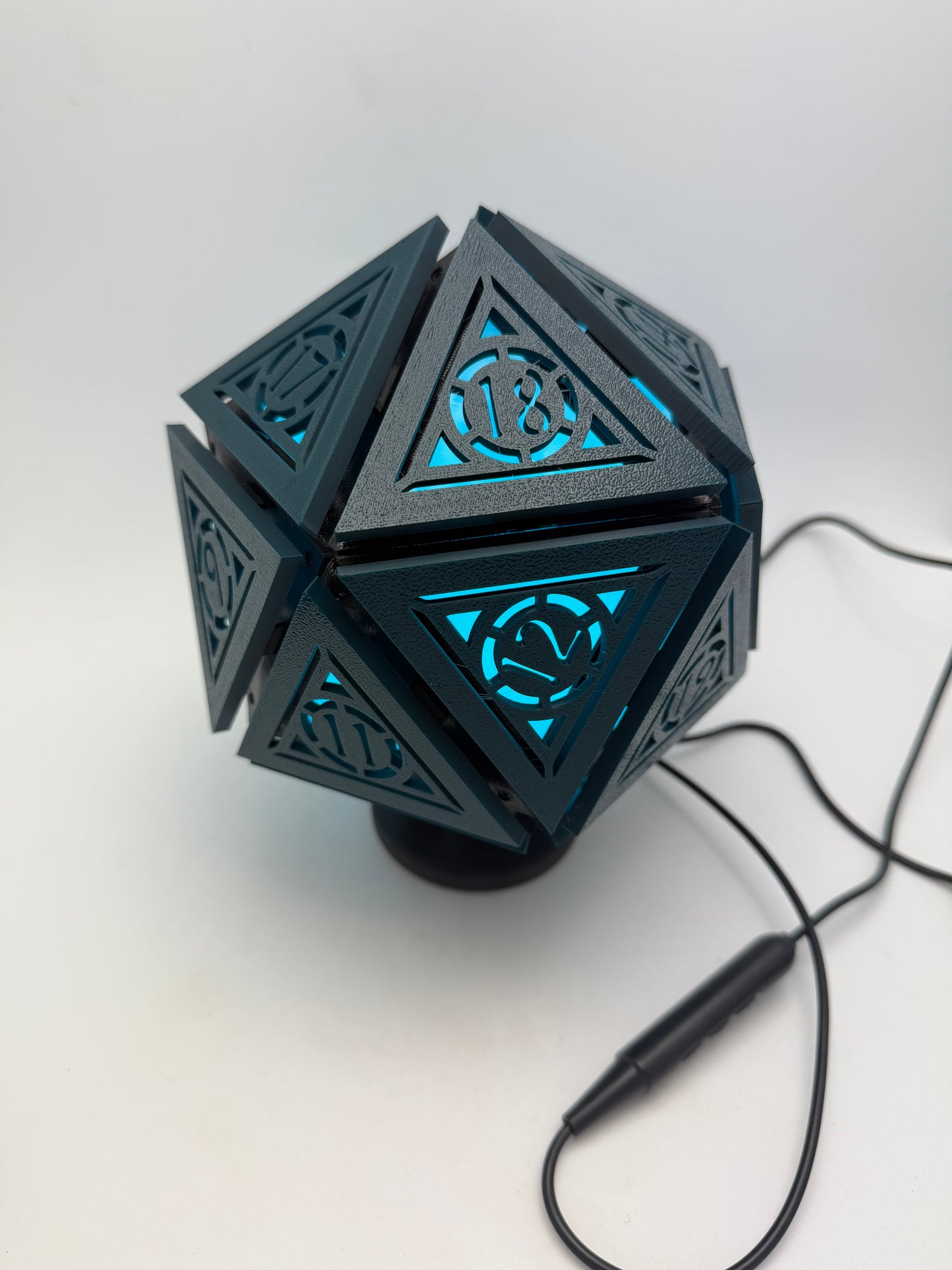 D20 mini lamp ( Blue Light  )