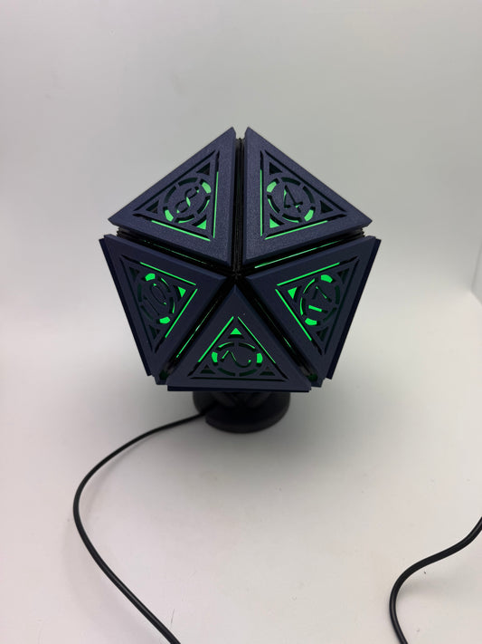 D20 mini lamp ( Green Light )