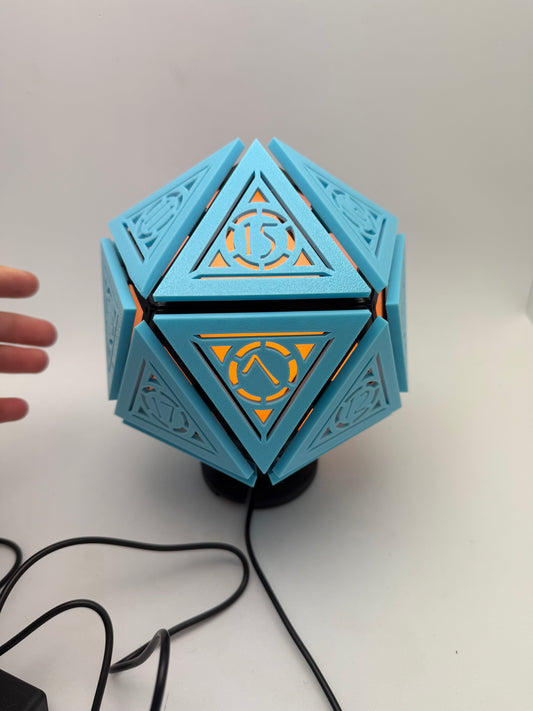 D20 mini lamp ( Orange Light )