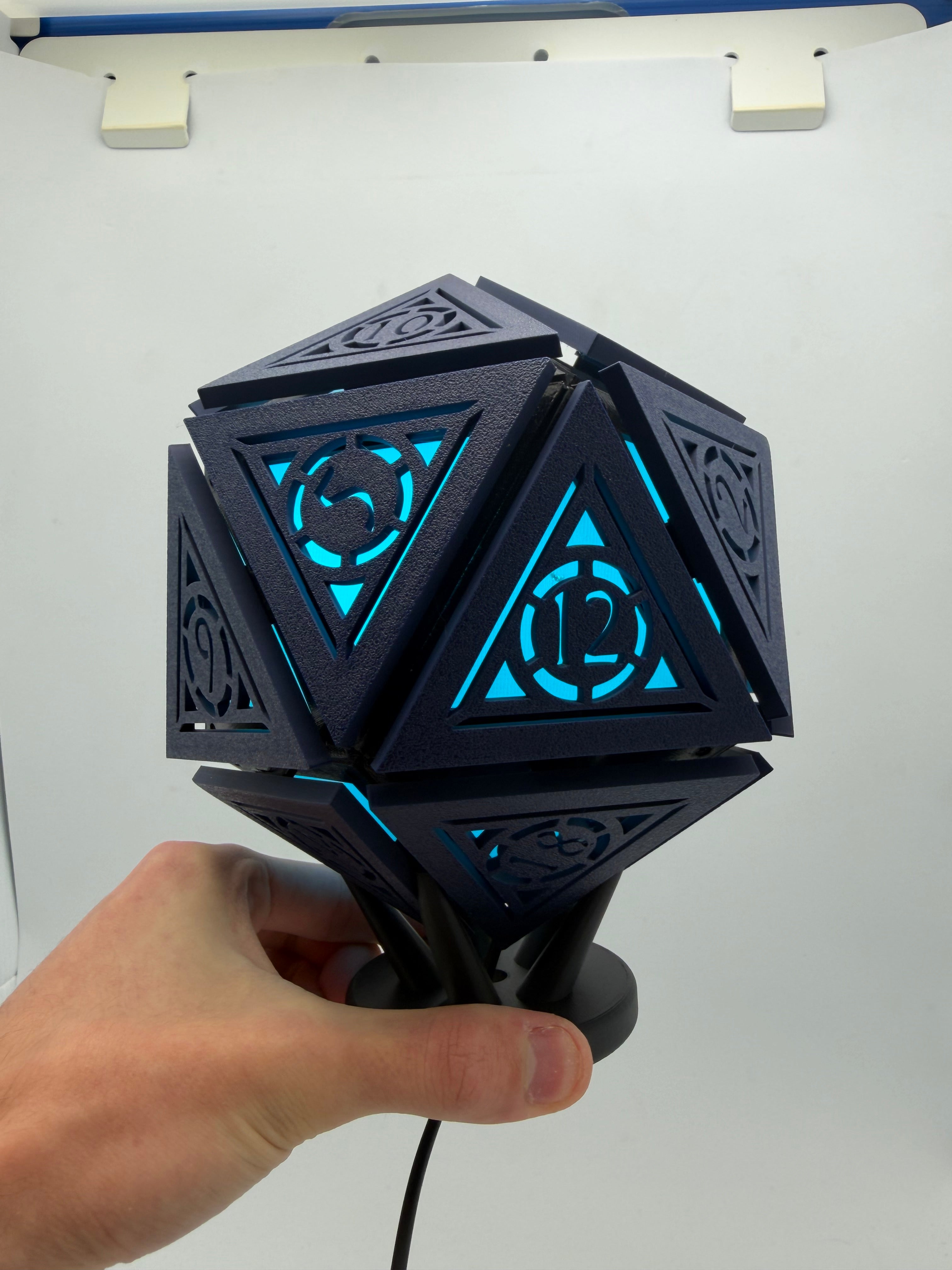 D20 mini lamp ( Blue Light  )