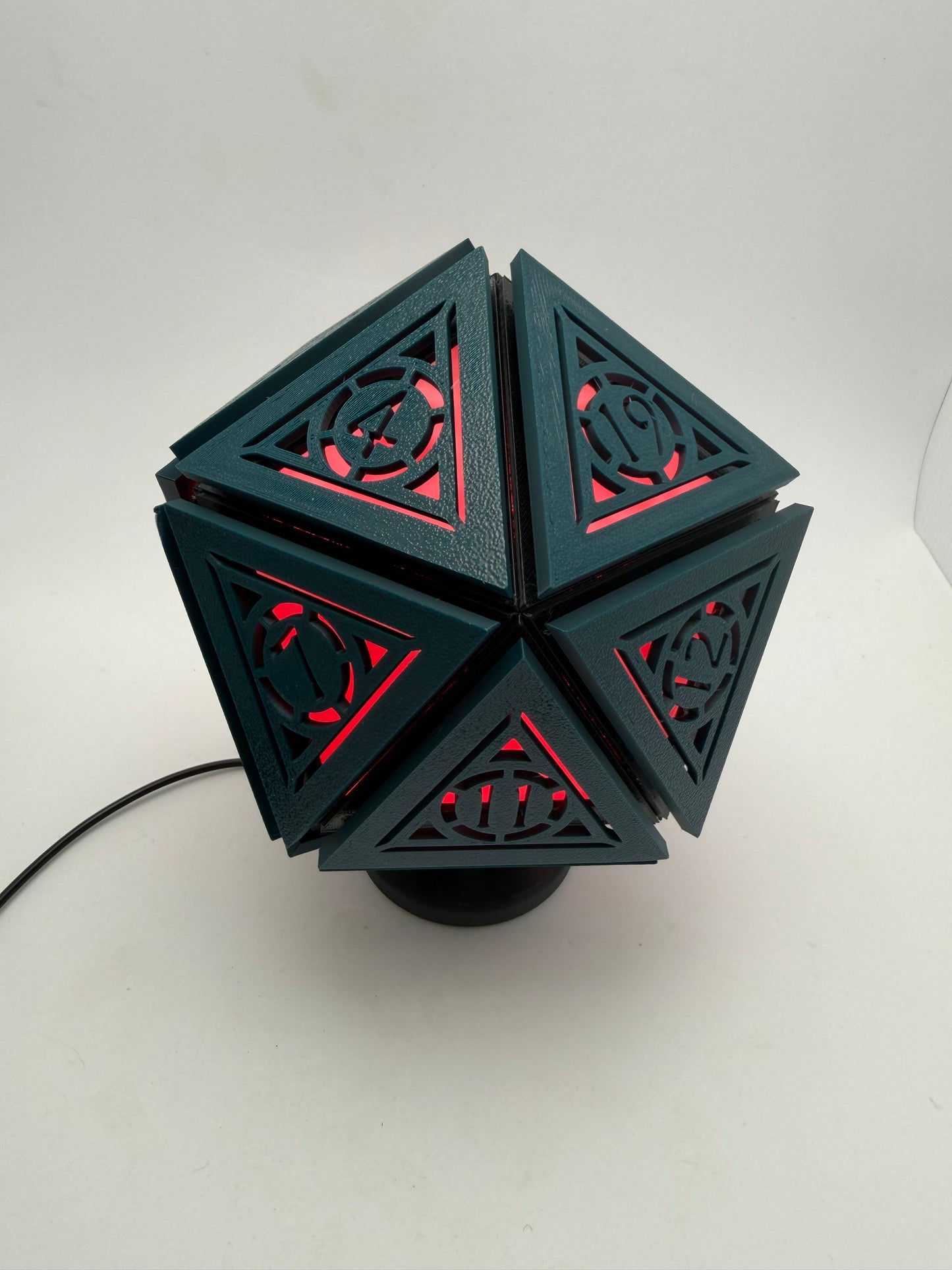 D20 mini lamp ( Red Light )