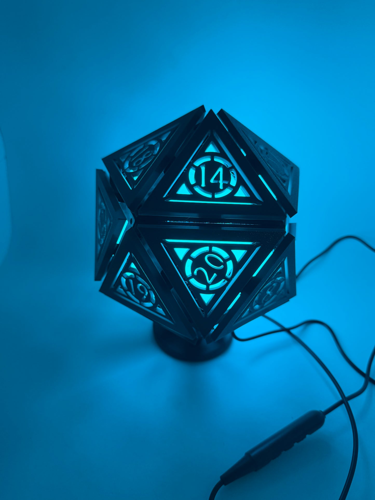 D20 mini lamp ( Blue Light  )