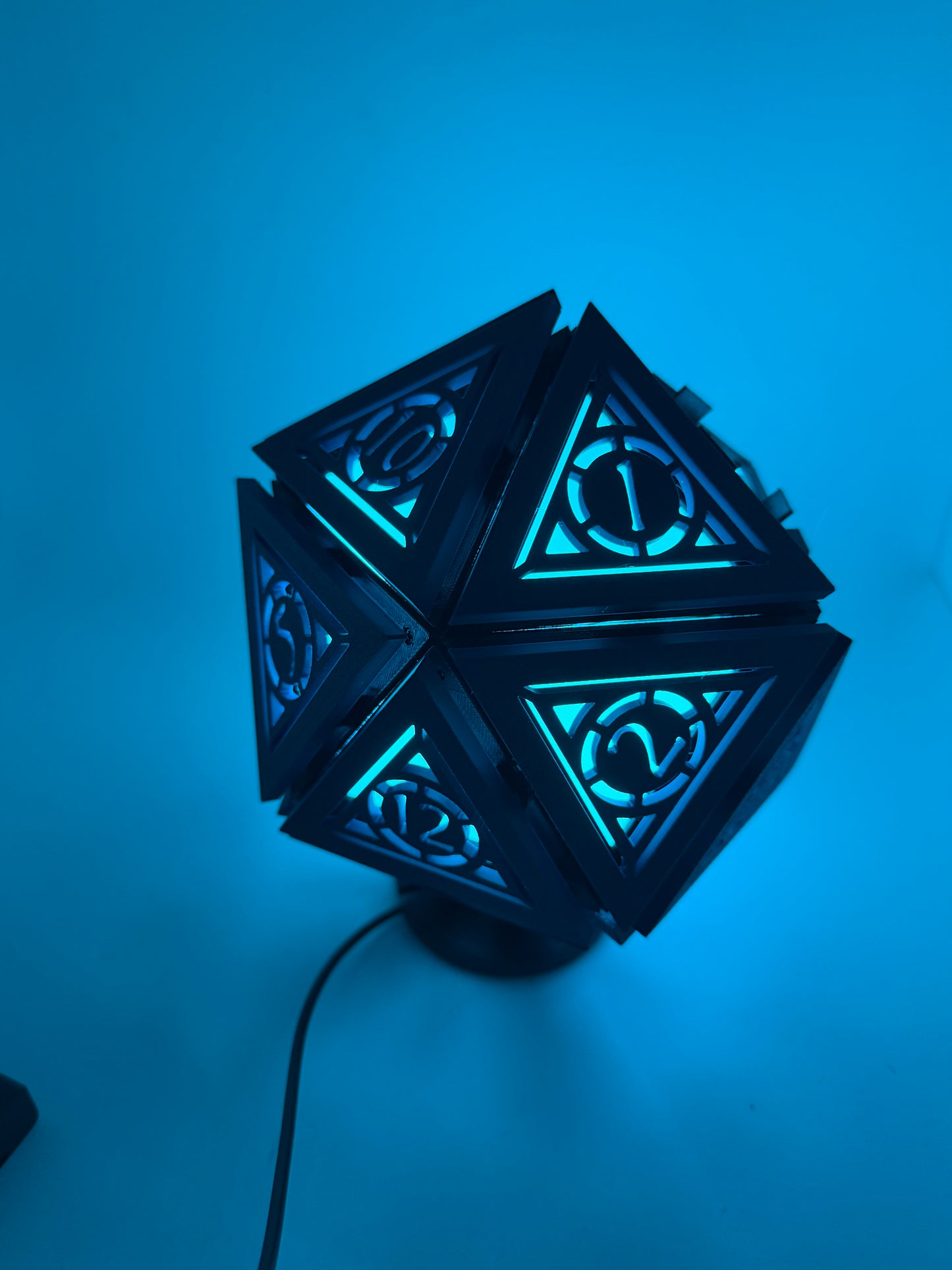 D20 mini lamp ( Blue Light  )