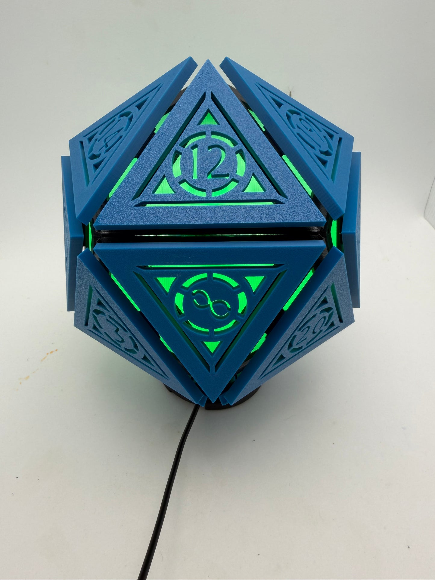 D20 mini lamp ( Green Light )