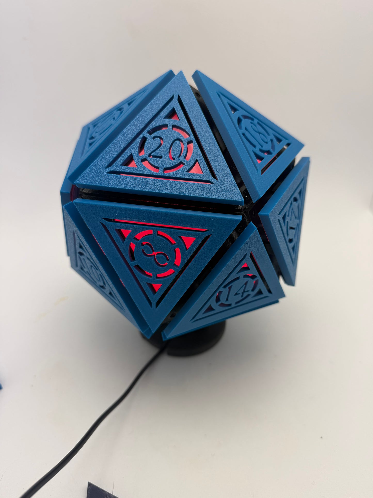 D20 mini lamp ( Red Light )